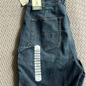 Duluth high rise slim leg jeans. Double front. NWT